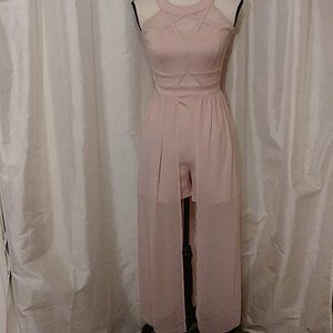 Sweet storm halter neck and shorts with overlay